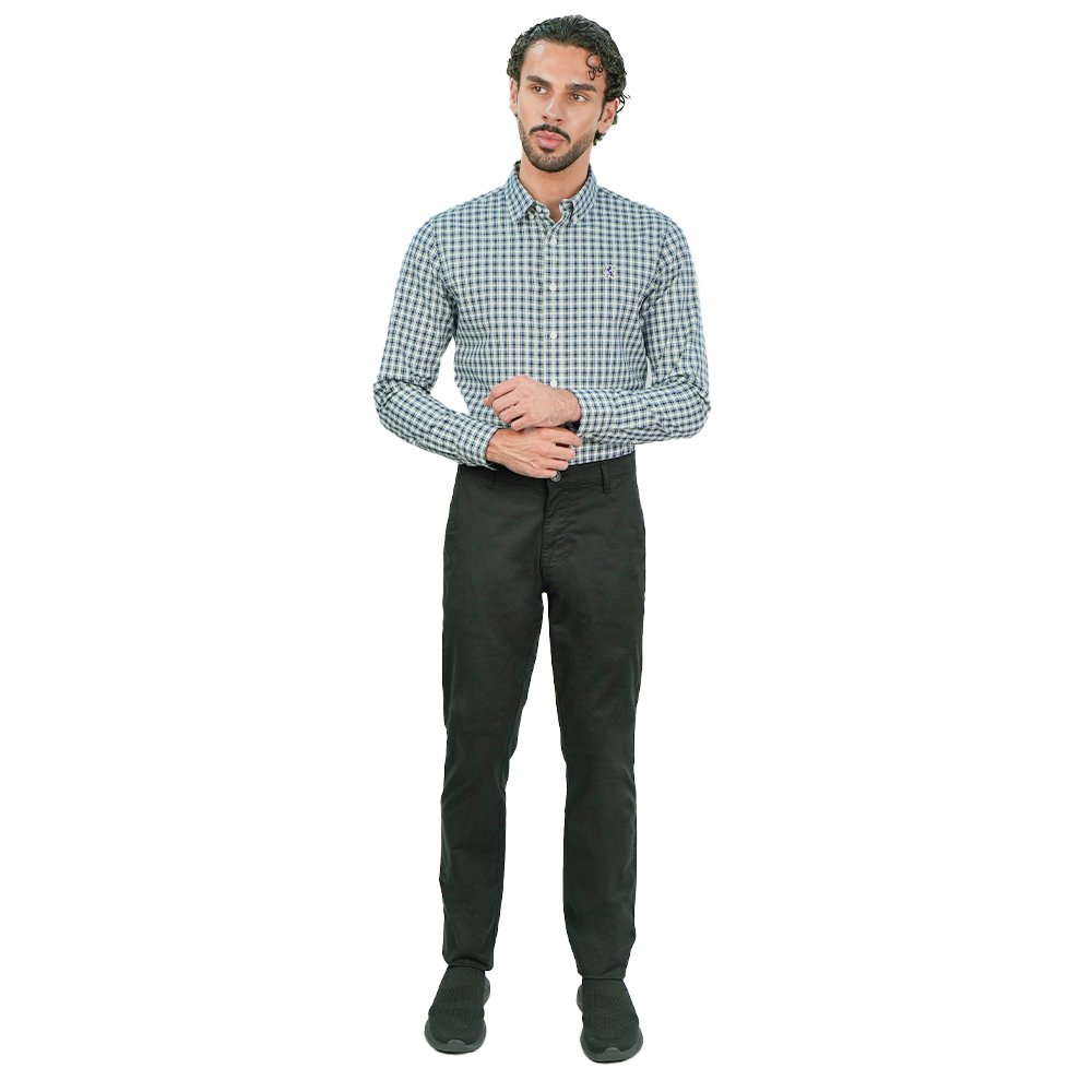 Men's Twill Low Rise Slim Taper Khaki Pant - Image 2