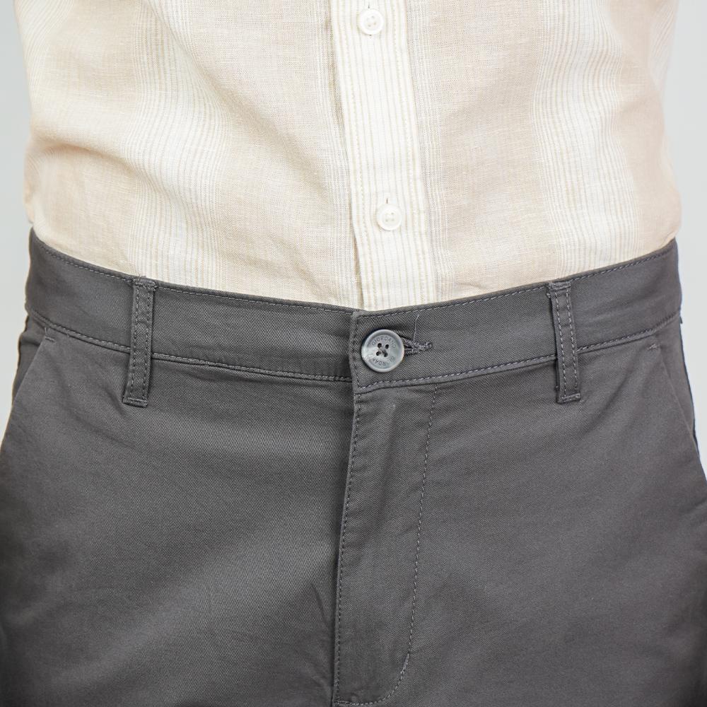 Men's Twill Low Rise Slim Taper Khaki Pant - Image 3
