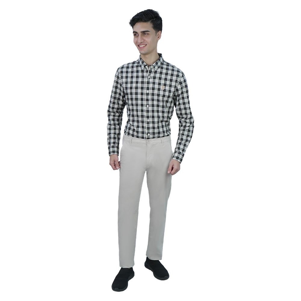 Men's Twill Low Rise Slim Taper Khaki Pant - Image 2