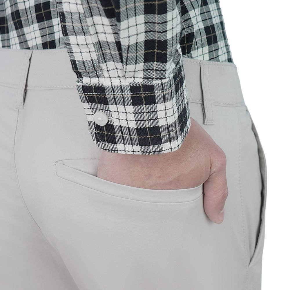 Men's Twill Low Rise Slim Taper Khaki Pant - Image 5