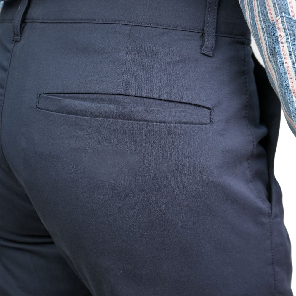 Men's Twill Low Rise Slim Taper Khaki Pant - Image 5