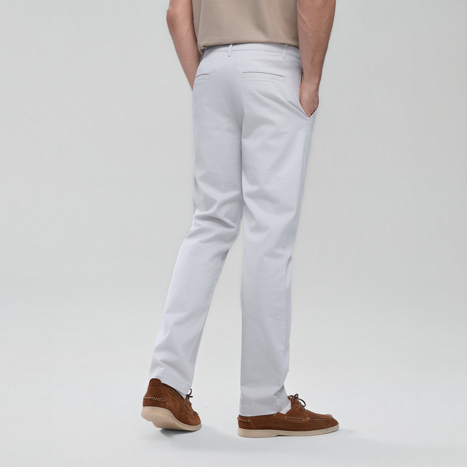 Men's  Low Rise Slim Tapered Khaki Pant - Image 4