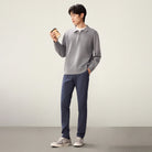 Men's  Twill Low Rise Slim Taper Khakis - Image 3