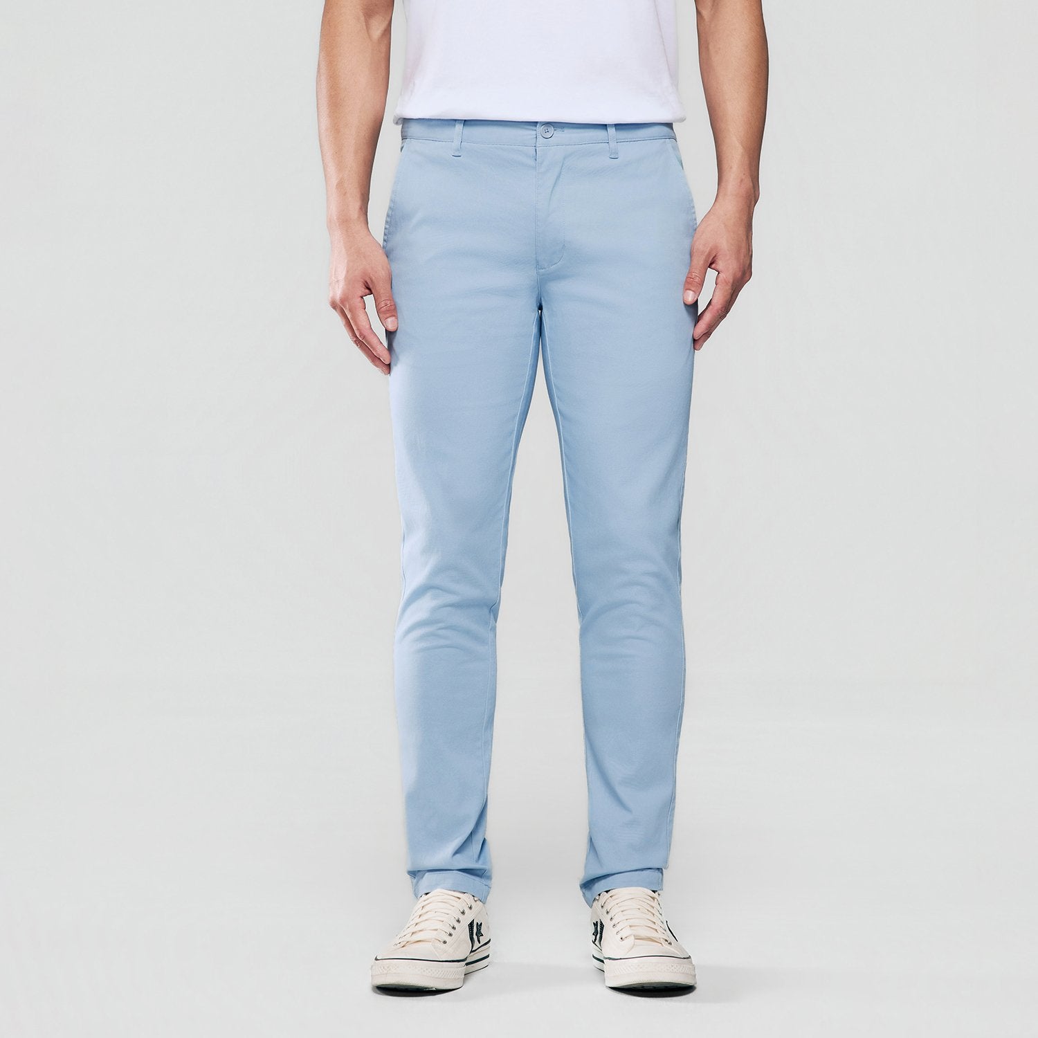 Men's  Twill Low Rise Slim Taper Khakis - Image 4