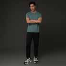 Men's Regular Fit Elastic Waist Ripstop Pants - Image 1
