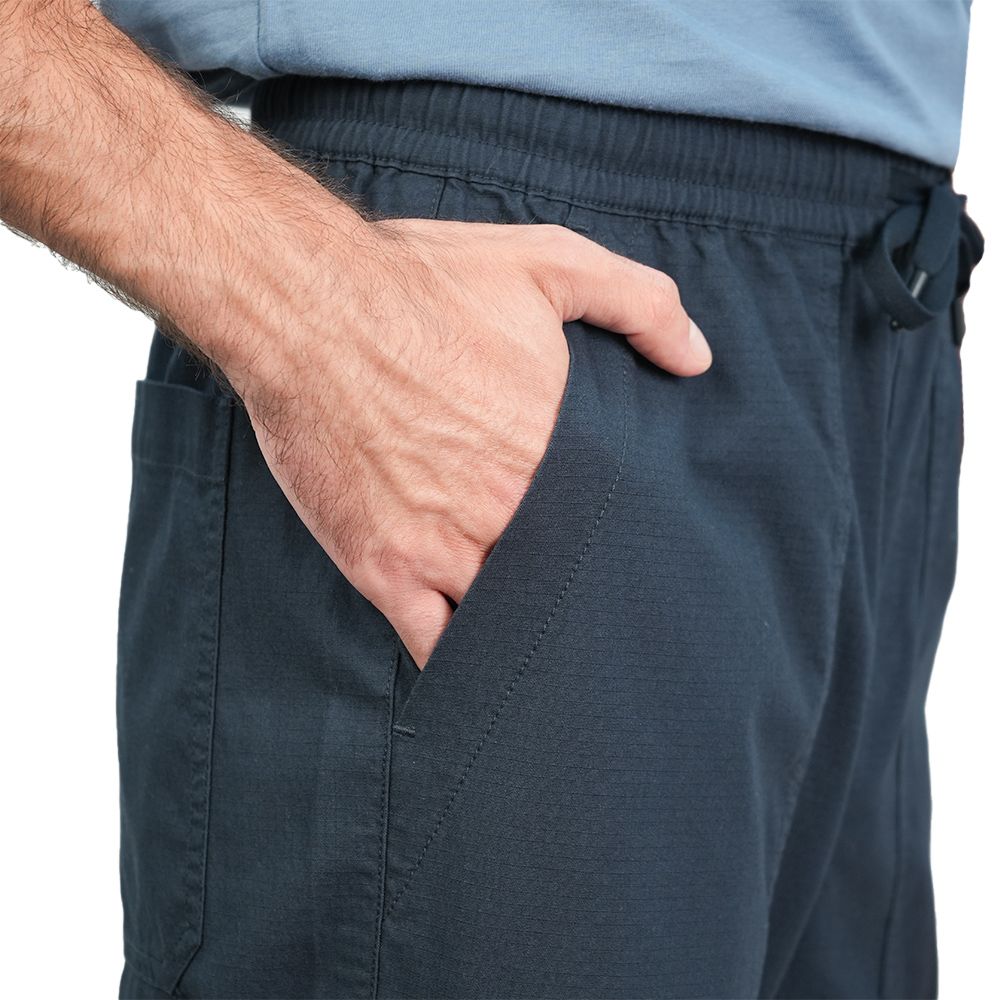 Men's Regular Fit Elastic Waist Ripstop Pants - Image 4