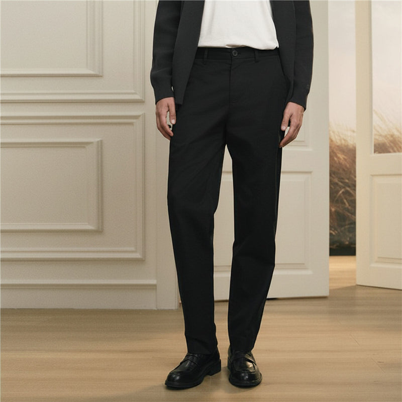 Men's Cotton Mid Rise Regular Pant - Image 1