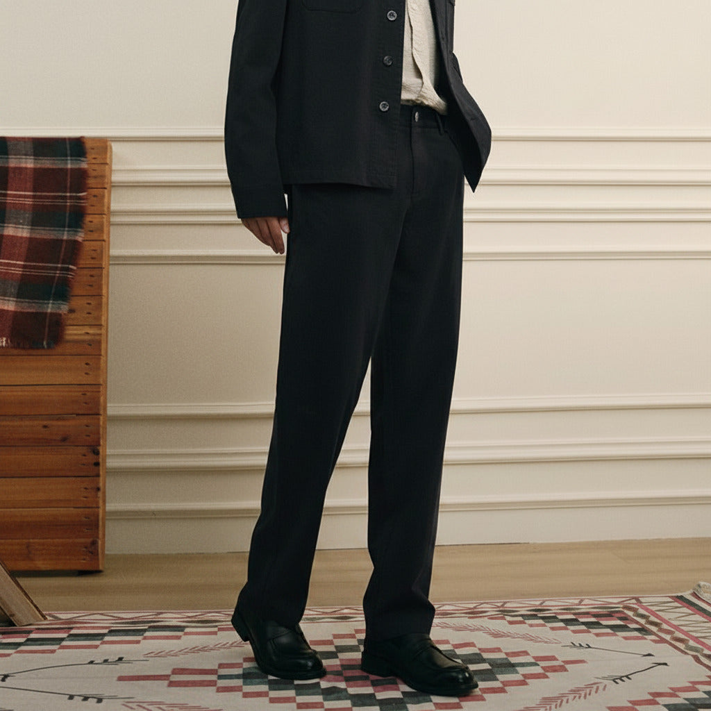 Men's Mid Rise Regular Pants - Image 1