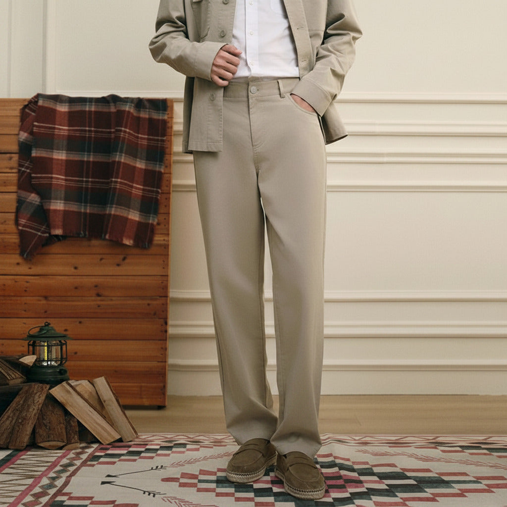 Men's Mid Rise Regular Pants - Image 2