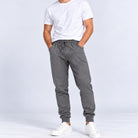 Men's  French Terry Mid Rise Slim Taper Jogger - Image 1
