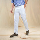 Men's Slim Taper Linen Cotton Khakis - Image 1