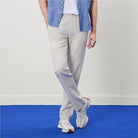 Men's Slim Taper Linen Cotton Khakis - Image 4