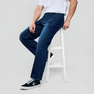 Men's  Mid Rise Straight Jeans - Image 7
