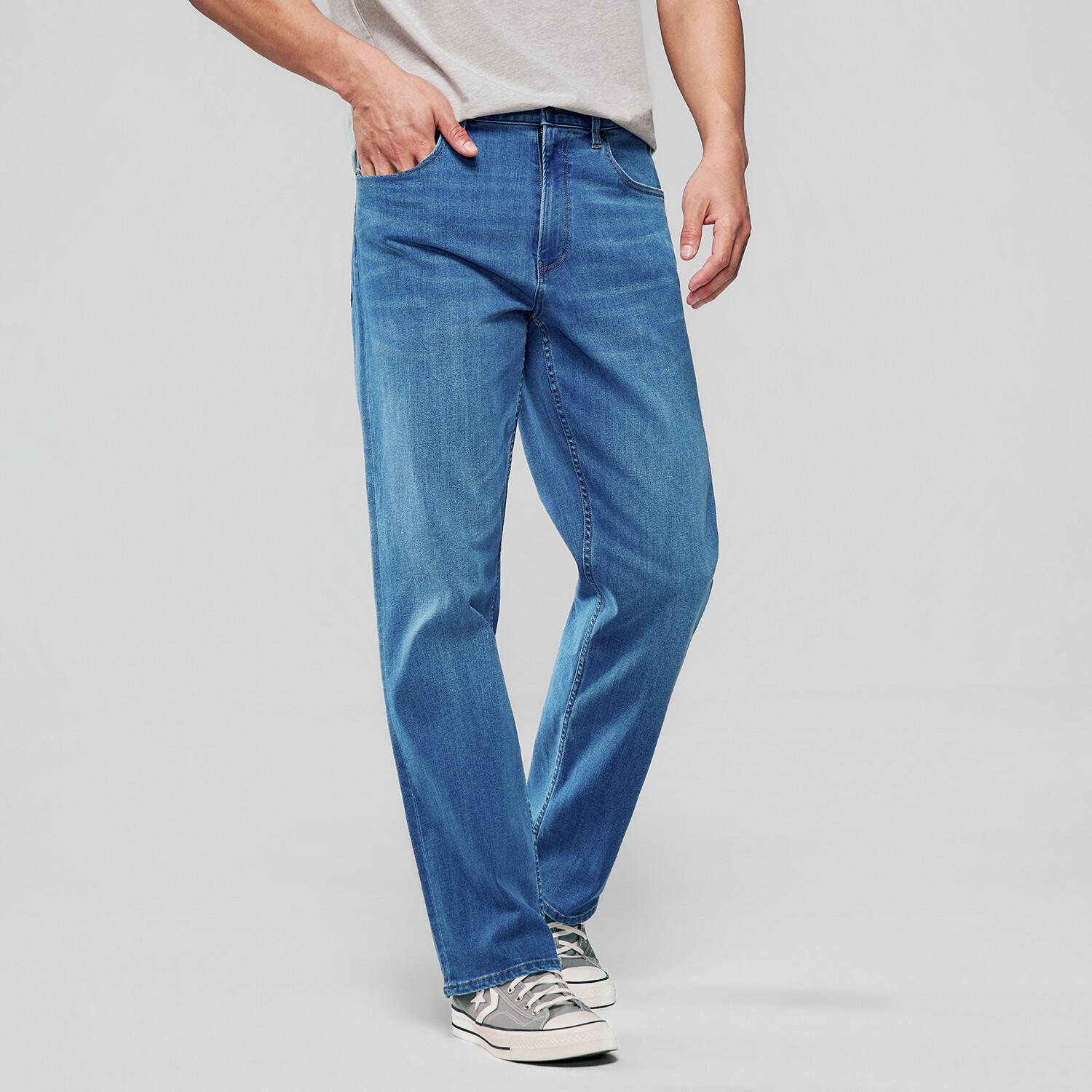 Men's  Mid Rise Straight Jeans - Image 4