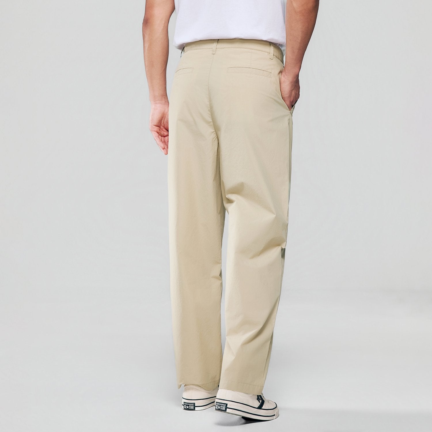 Men'S Mid Rise Loose Straight Khakis - Image 5