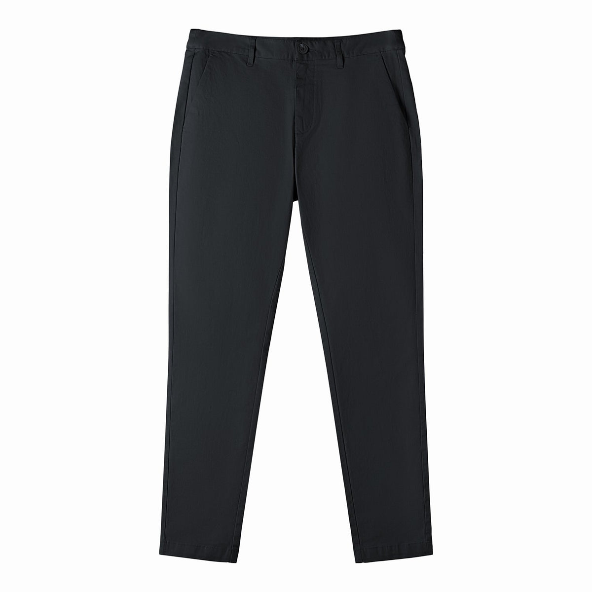 Men's Twill Mid Rise Regular Taper Khakis - Image 4
