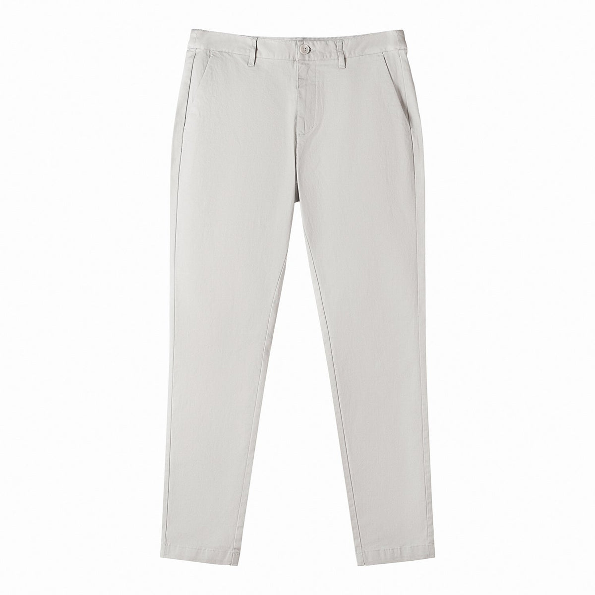 Men's Twill Mid Rise Regular Taper Khakis - Image 4