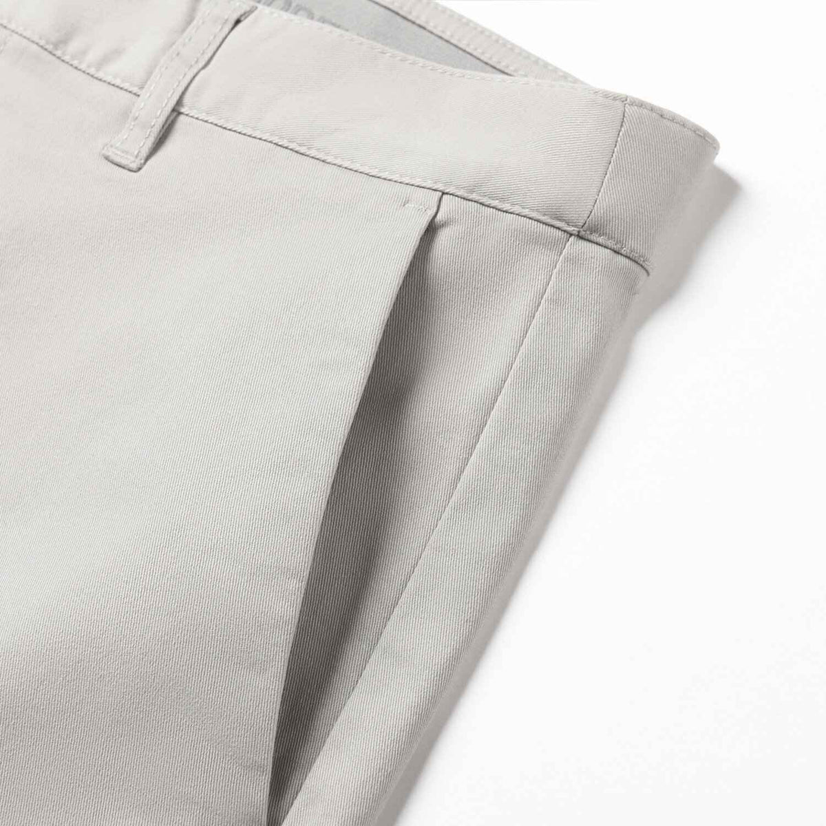 Men's Twill Mid Rise Regular Taper Khakis - Image 7
