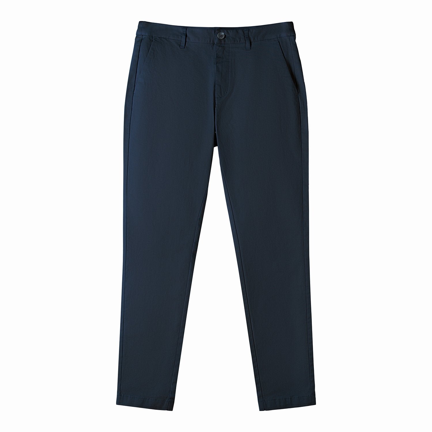 Men's Twill Mid Rise Regular Taper Khakis - Image 4