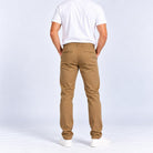 Men's Twill Mid Rise Regular Taper Khakis - Image 2