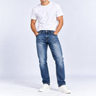 Men's Denim Low Rise Straight Jeans - Image 1