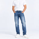 Men's Denim Low Rise Straight Jeans - Image 1
