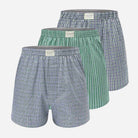 Men's Cotton Poplin Regular Fit 3 Pack Boxers - Image 1