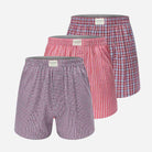 Men's Cotton Poplin Regular Fit 3 Pack Boxers - Image 1