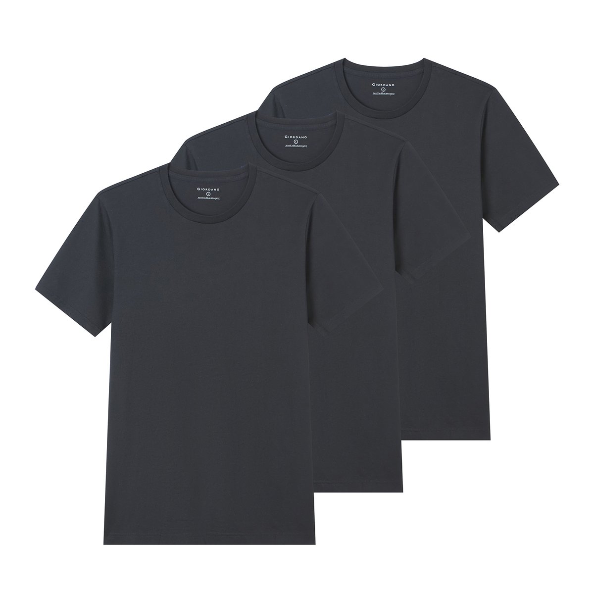 Men's  3 Pack Crew Neck T-Shirt - Image 1