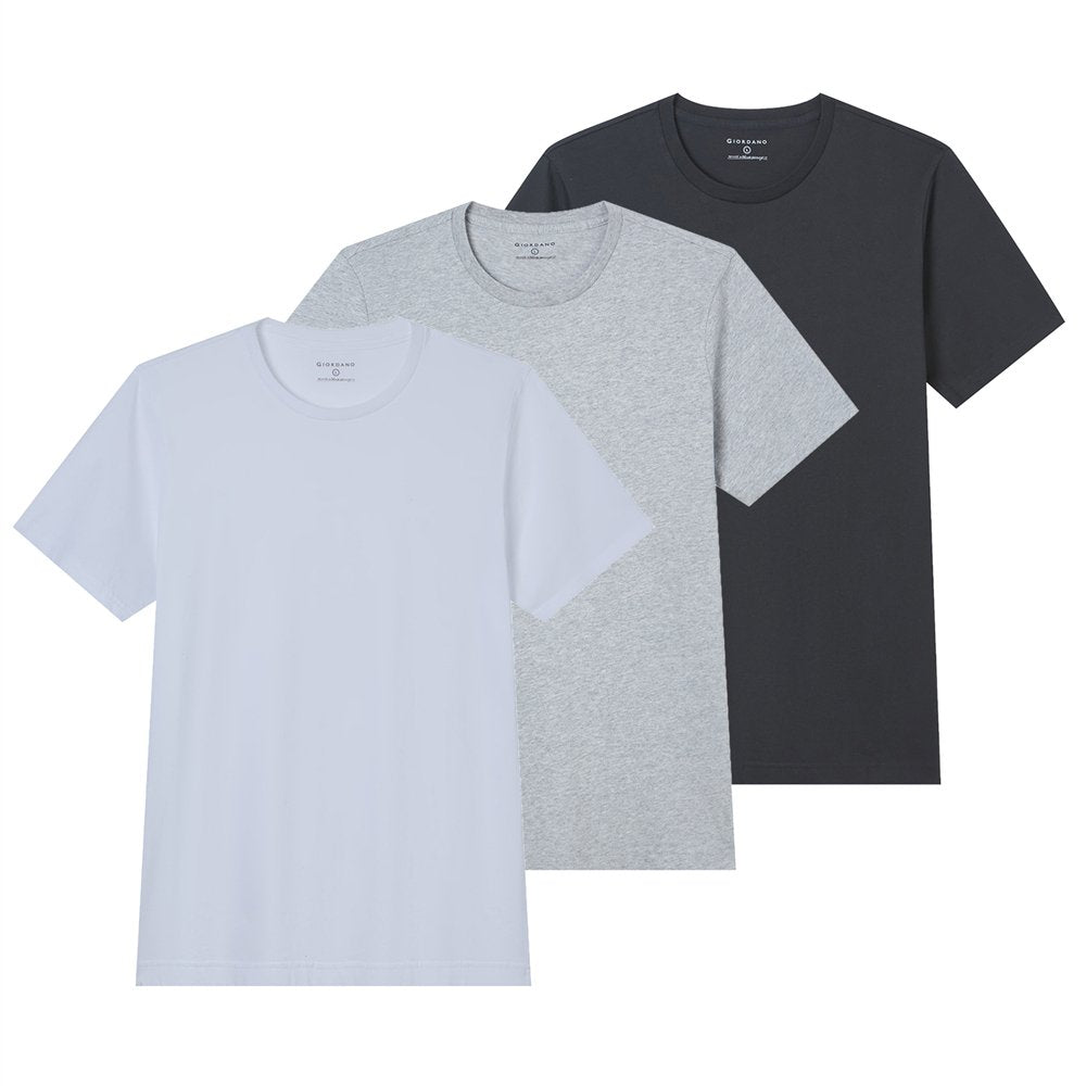 Men's  3 Pack Crew Neck T-Shirt - Image 1