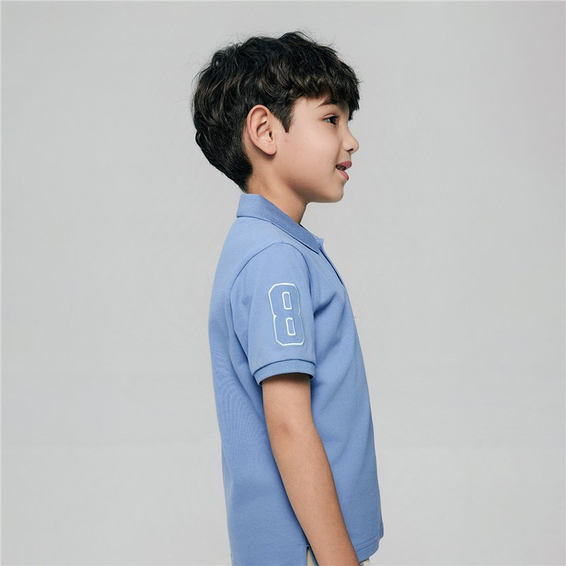Junior's Slim Fit  Embroidery Bold Polo - Image 4