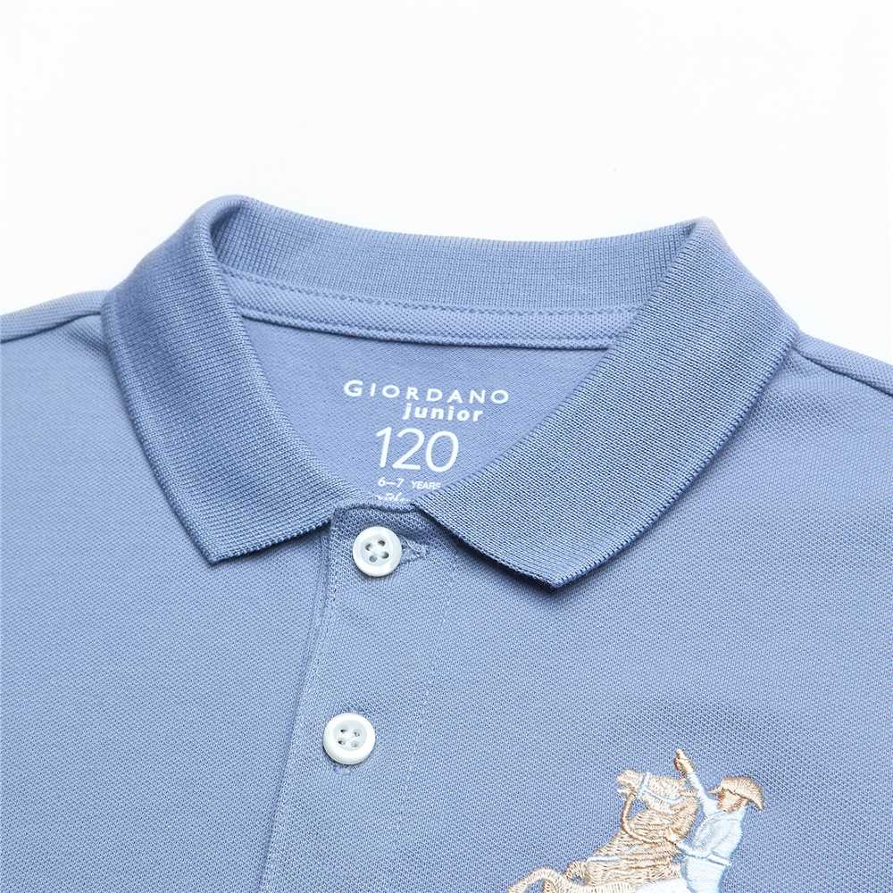 Junior's Slim Fit  Embroidery Bold Polo - Image 7