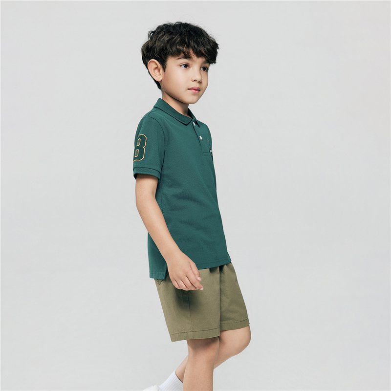 Junior's Slim Fit  Embroidery Bold Polo - Image 3