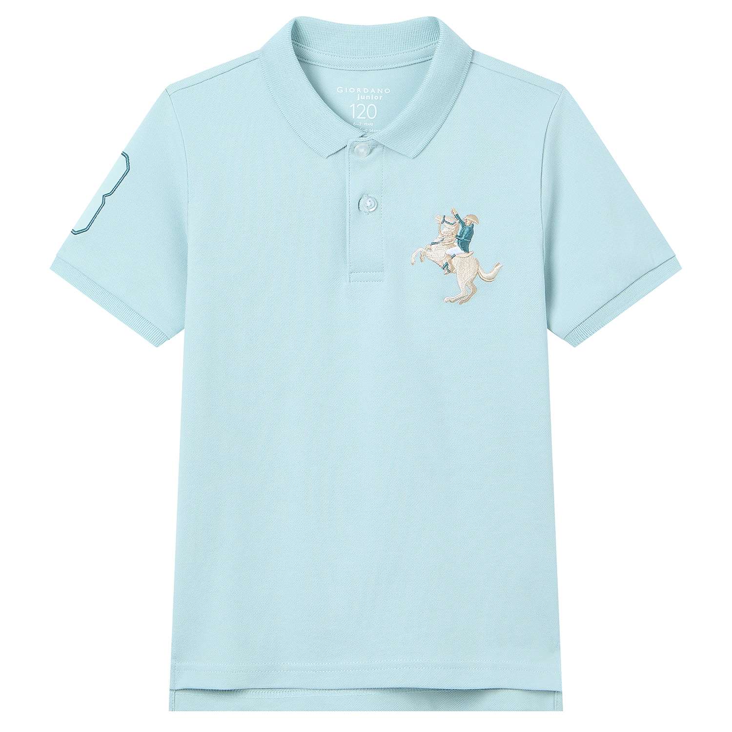 Junior's Slim Fit  Embroidery Bold Polo - Image 6