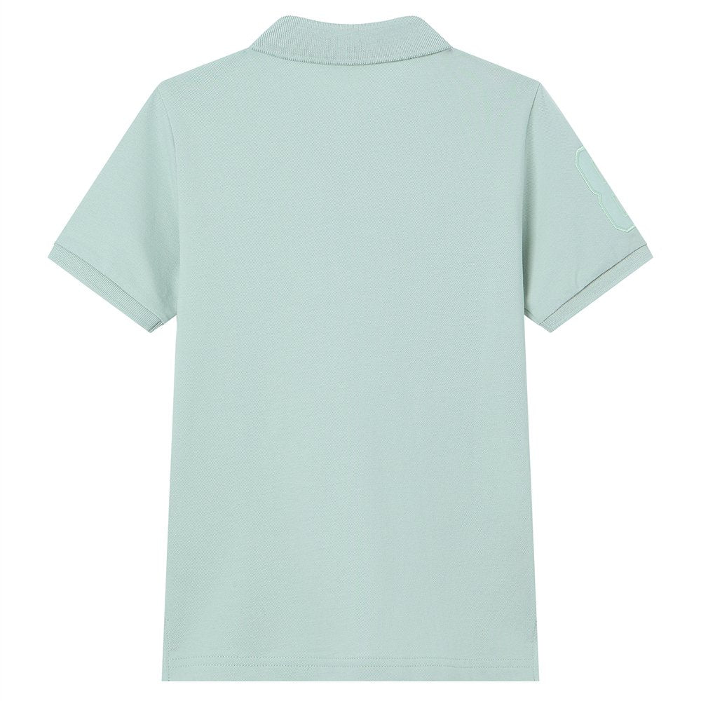 Junior's Slim Fit Lion Embroidered Cotton Polo - Image 6
