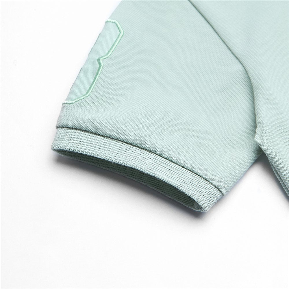 Junior's Slim Fit Lion Embroidered Cotton Polo - Image 8