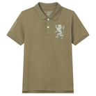 Junior's Slim Fit Lion Embroidered Cotton Polo - Image 5