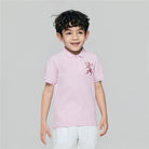 Junior's Slim Fit Lion Embroidered Cotton Polo - Image 1