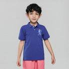 Junior's Slim Fit Lion Embroidered Cotton Polo - Image 3
