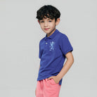 Junior's Slim Fit Lion Embroidered Cotton Polo - Image 4