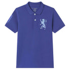 Junior's Slim Fit Lion Embroidered Cotton Polo - Image 6