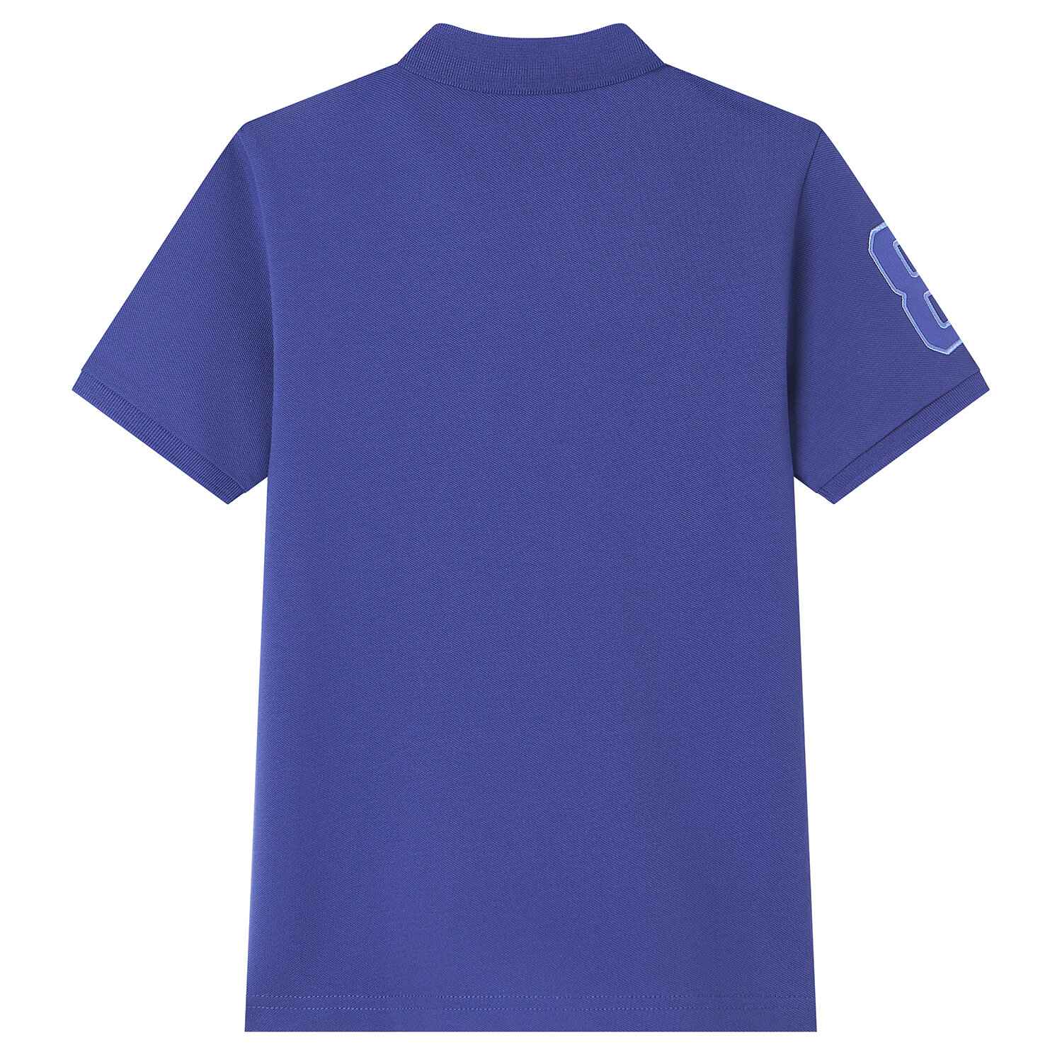 Junior's Slim Fit Lion Embroidered Cotton Polo - Image 7