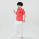 Junior's Slim Fit Lion Embroidered Cotton Polo - Image 4