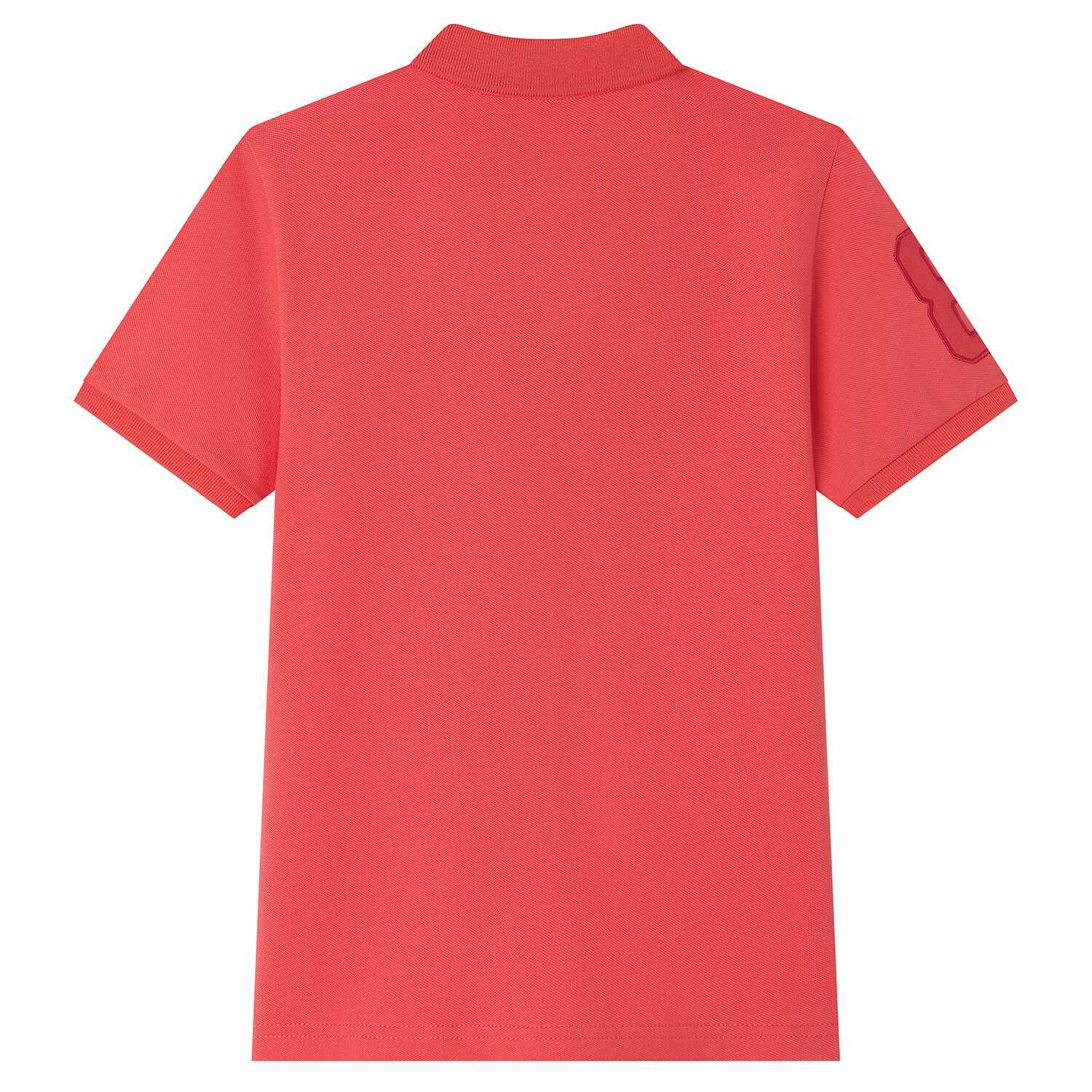 Junior's Slim Fit Lion Embroidered Cotton Polo - Image 7