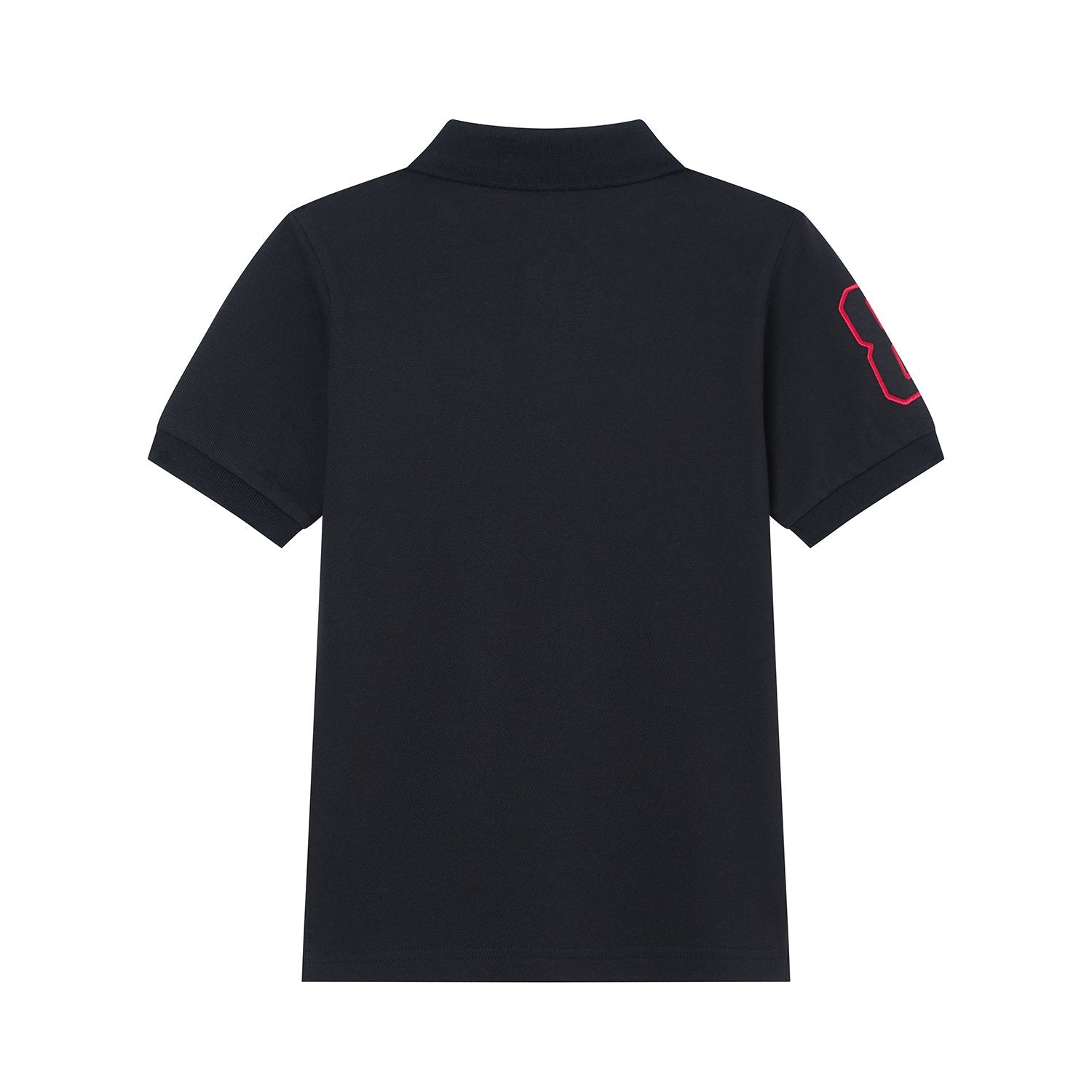 Junior's Slim Fit Lion Embroidered Cotton Polo - Image 7