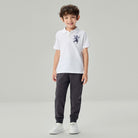 Junior's Slim Fit Lion Embroidered Cotton Polo - Image 1