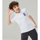 Junior's Slim Fit Lion Embroidered Cotton Polo - Image 4