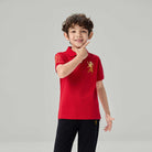 Junior's Slim Fit Lion Embroidered Cotton Polo - Image 2