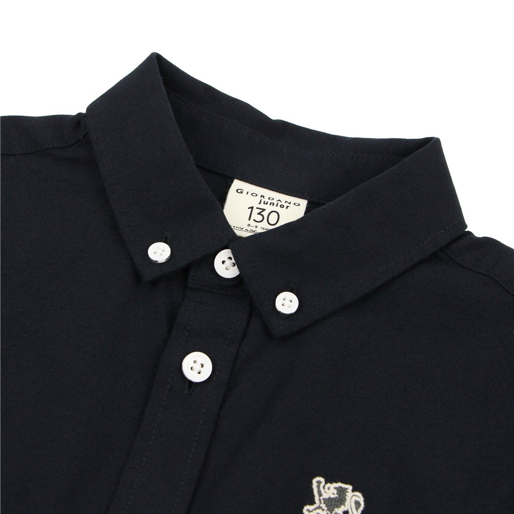 Junior's Regular Fit Embroidered Oxford Shirt - Image 3