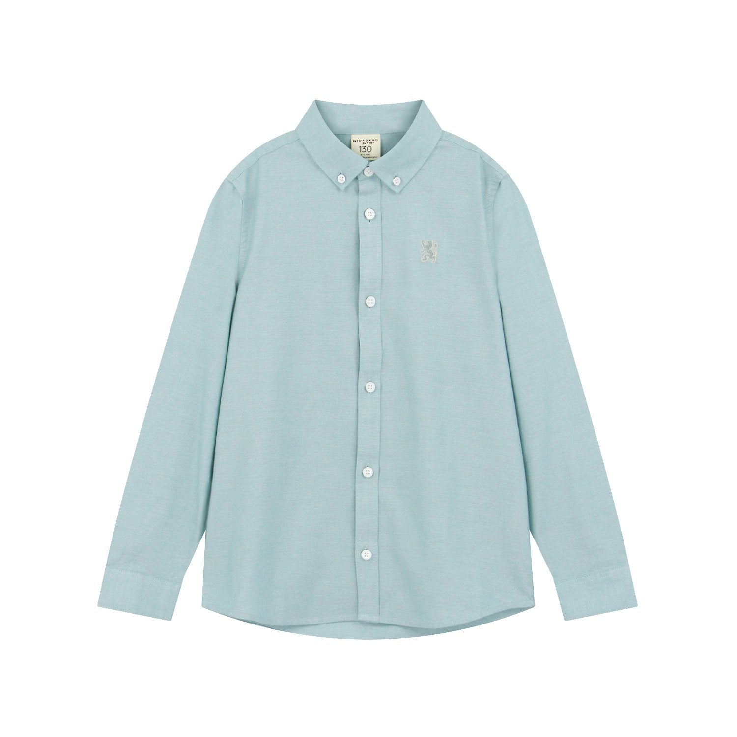 Junior's Regular Fit Embroidered Oxford Shirt - Image 1